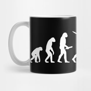 Funny Weightlifting Evolution Gift For Weightlifters Mug